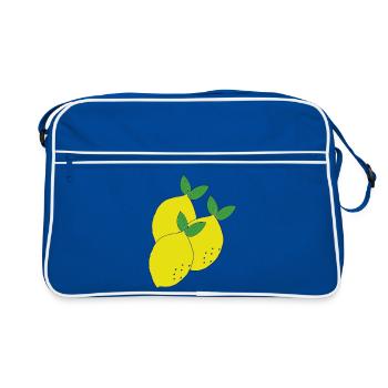 Trio d’agrumes - Sac Retro - bleu/blanc - Devant