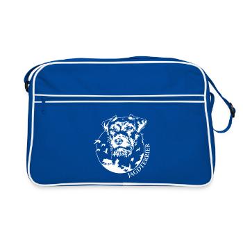 Chasse Terrier Chiens de chasse Chien de chasse Chiens Wilsigns - Sac Retro - bleu/blanc - Devant