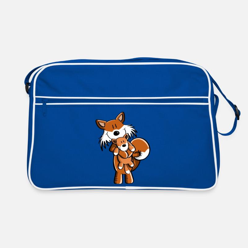 Fuchs avec bébé renard - cadeau comique - enfants Sac Retro
