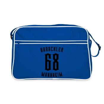 Barackler 68 Mannheim - Sac Retro - bleu/blanc - Devant