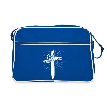 Revived - Retro Bag - blue/white - Front