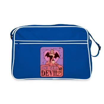 Diable sexy - Sac Retro - bleu/blanc - Devant