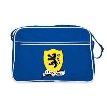 Flandres - Sac Retro - bleu/blanc - Devant