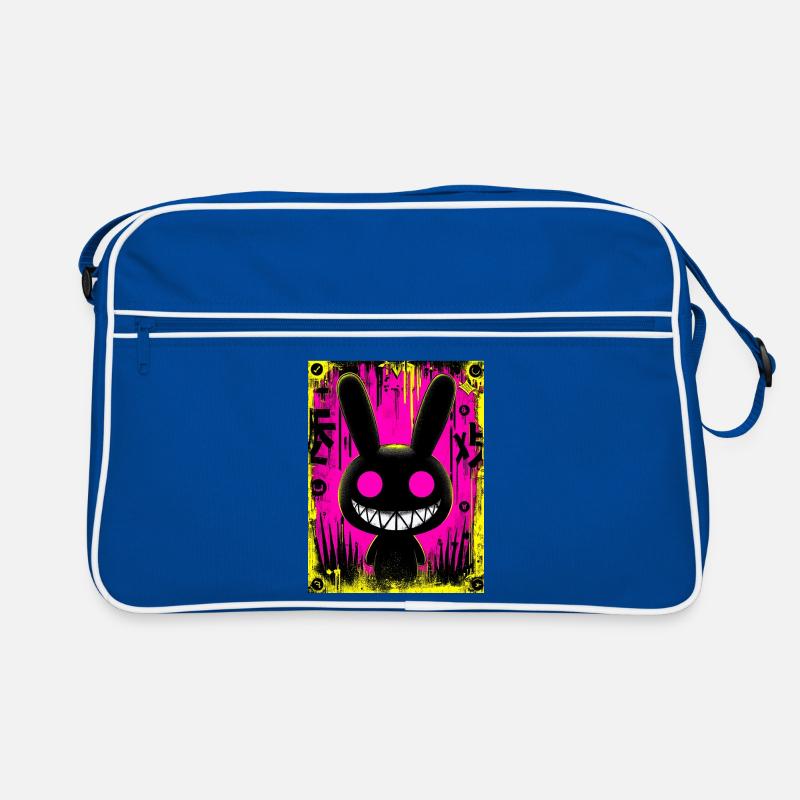Electro Black Rabbit Retro Tasche