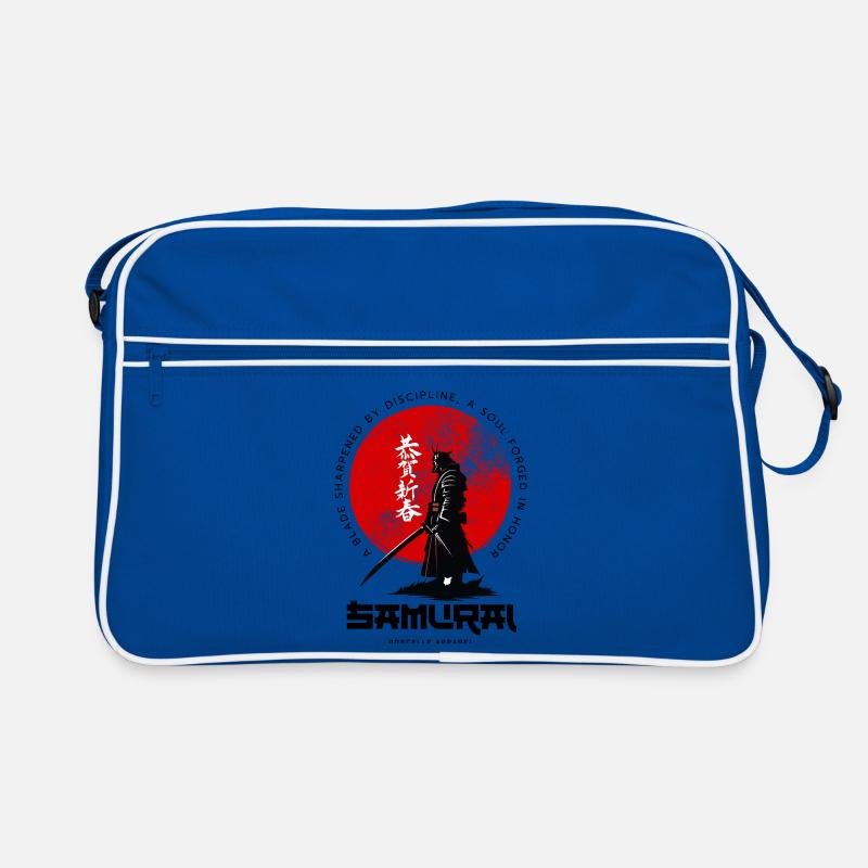 Samurai Moon Circle Retro Bag