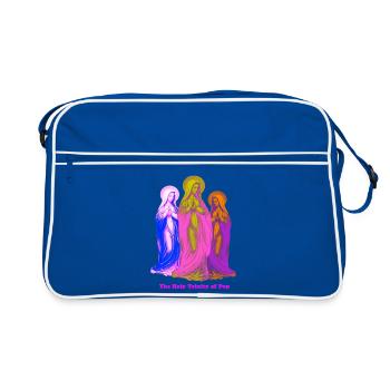 The Holy Trinity of Pop Vierges Colorées - Sac Retro - bleu/blanc - Devant