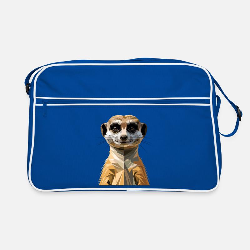 Suricate Suricate Douce Mangouste Suricate Sac Retro