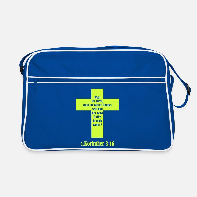 Citation de la Croix du Temple de Dieu Sac Retro