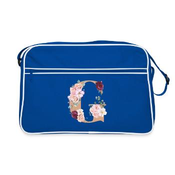G from flowers - Retro Bag - blue/white - Front