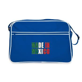 Made_in_Mexico - Retro Tasche - Blau/Weiß - Vorne