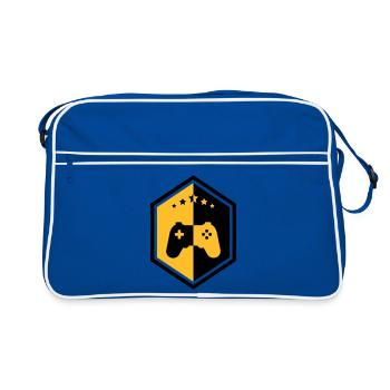 Gamer / Gaming - Sac Retro - bleu/blanc - Devant