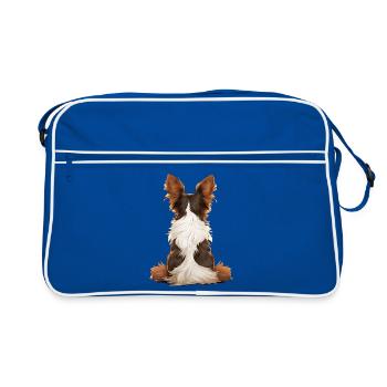 Papillon - Retro Bag - blue/white - Front