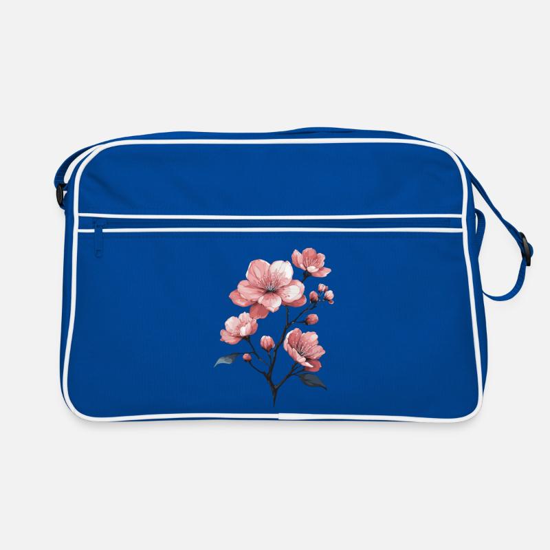 Kirschblüte Retro Tasche
