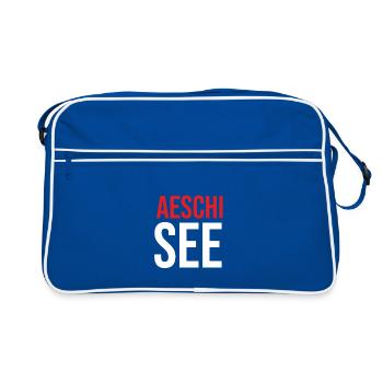 Aeschisee Souvenir - Sac Retro - bleu/blanc - Devant