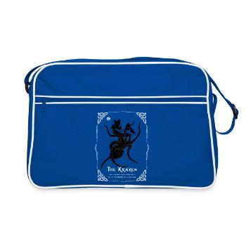 Le Kraken - Sac Retro - bleu/blanc - Devant
