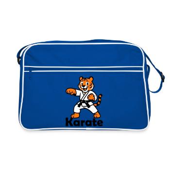 Karaté Tigre - Sac Retro - bleu/blanc - Devant