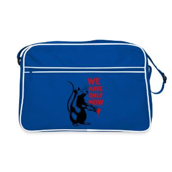 Nous ne faisons que maintenant Rat Art - Sac Retro - bleu/blanc - Devant