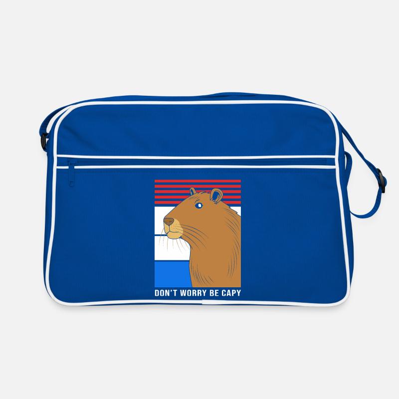 Ne t’inquiète pas, sois capy capybara Sac Retro