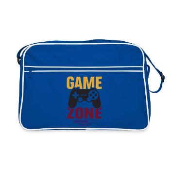 Gamer - Game Zone - Retro Bag - blue/white - Front