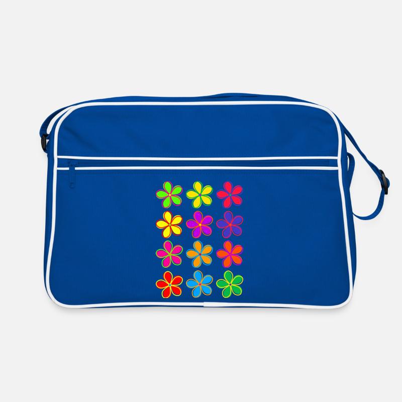Gänseblümchen-Blumen Retro Tasche