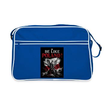 Be Like Poland ! - Retro Bag - blue/white - Front