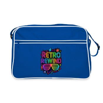 Retro Rewind 80's Costume 80s - Retro Bag - blue/white - Front