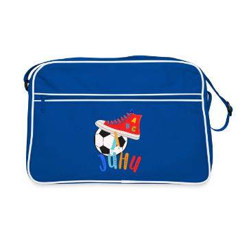 ABC shooters with a love of football - Retro Bag - blue/white - Front