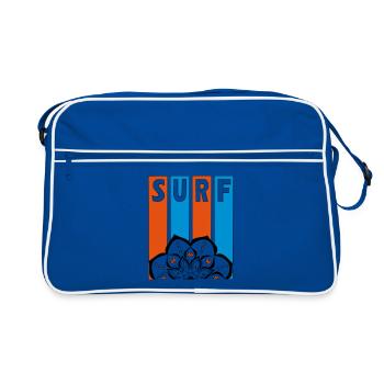 Le surf - Sac Retro - bleu/blanc - Devant