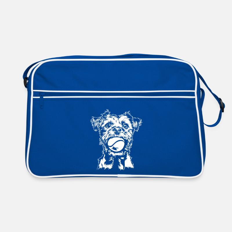 Border Terrier Chien Chien Wilsigns Sac Retro