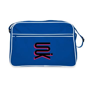 UNIK high vertical blackpink - Retro Bag - blue/white - Front
