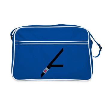 Seat belt - Retro Bag - blue/white - Front