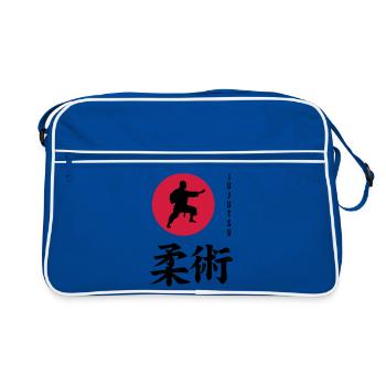 Jiu Jitsu / Jujutsu / Jiujitsu / Art Martial - Sac Retro - bleu/blanc - Devant