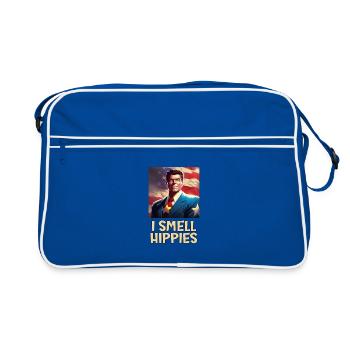 Portrait de héros patriote rétro - Sac Retro - bleu/blanc - Devant