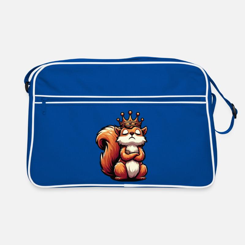 Eichhörnchen Eichhorn Eichhörnchenliebhaber Nager Retro Tasche