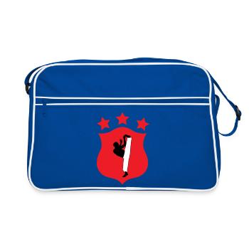 Capoeira - Fighting - Dance - Retro Bag - blue/white - Front