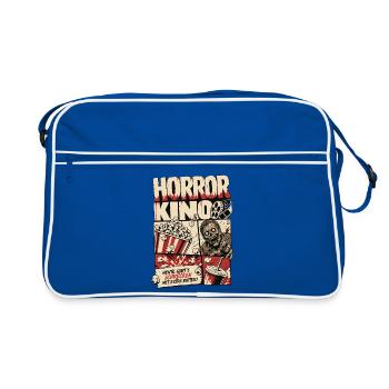 Scare Me Silly Horror Comic - Retro Tasche - Blau/Weiß - Vorne