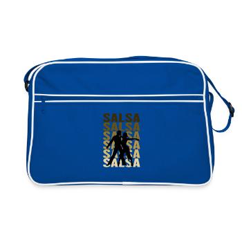 La danse salsa - Sac Retro - bleu/blanc - Devant