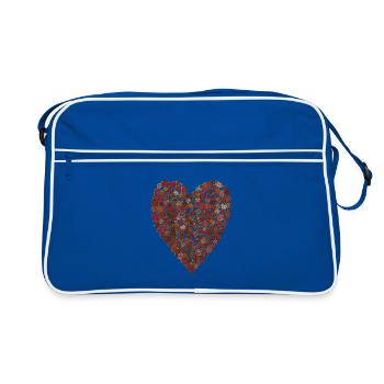 Cœur de Roses - Sac Retro - bleu/blanc - Devant