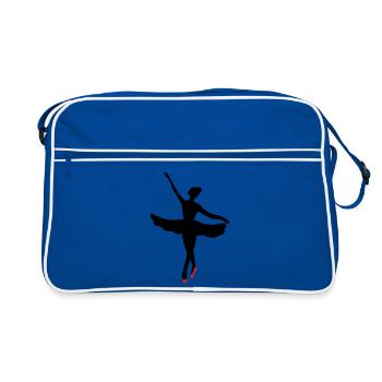 Danseuse de ballet - Sac Retro - bleu/blanc - Devant