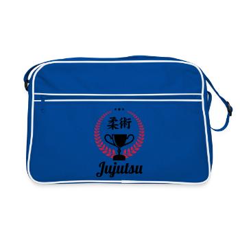 Jiu Jitsu / Jujutsu / Jiujitsu / Art Martial - Sac Retro - bleu/blanc - Devant