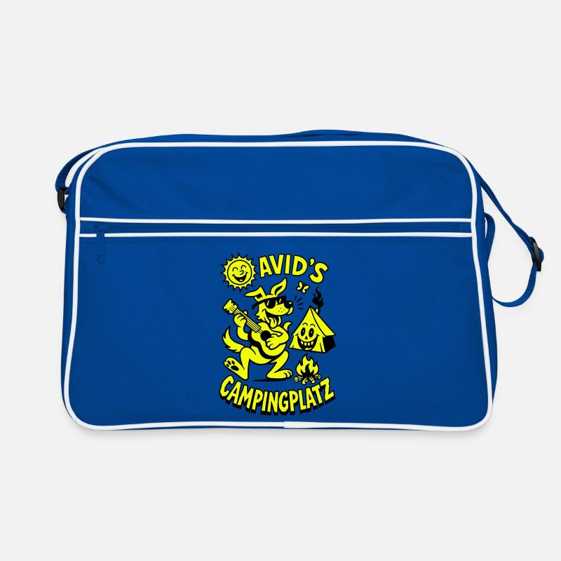 Davids Campingplatz Retro Tasche