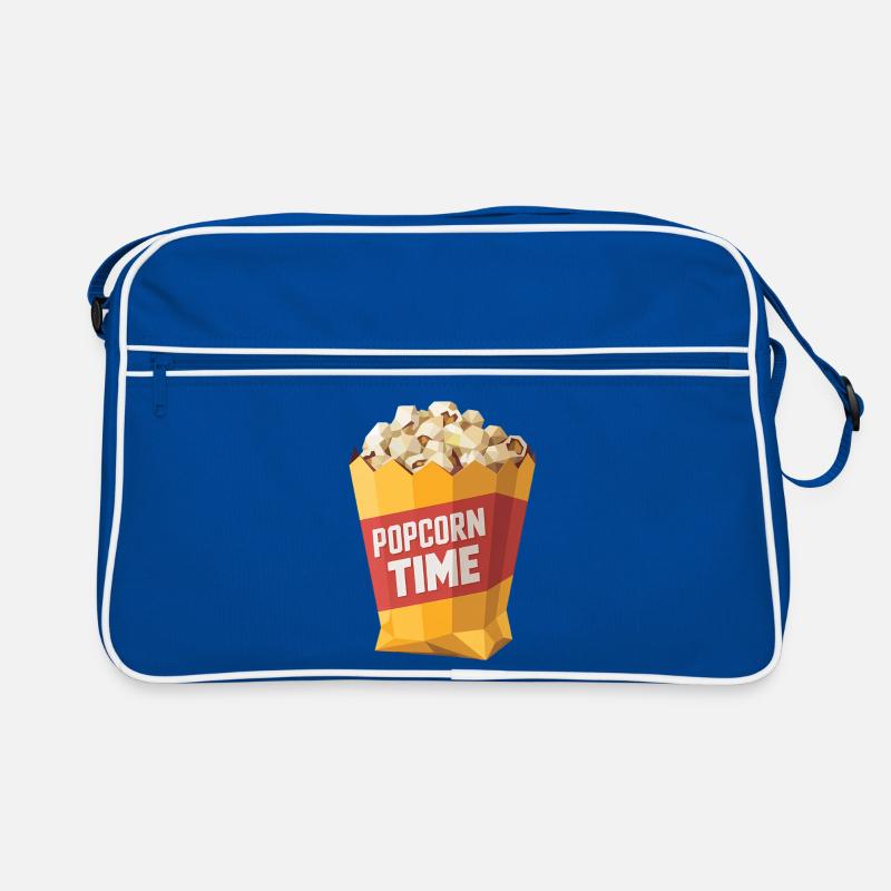 Popcorn-Tüte - Cooles Low Poly Logo Retro Tasche