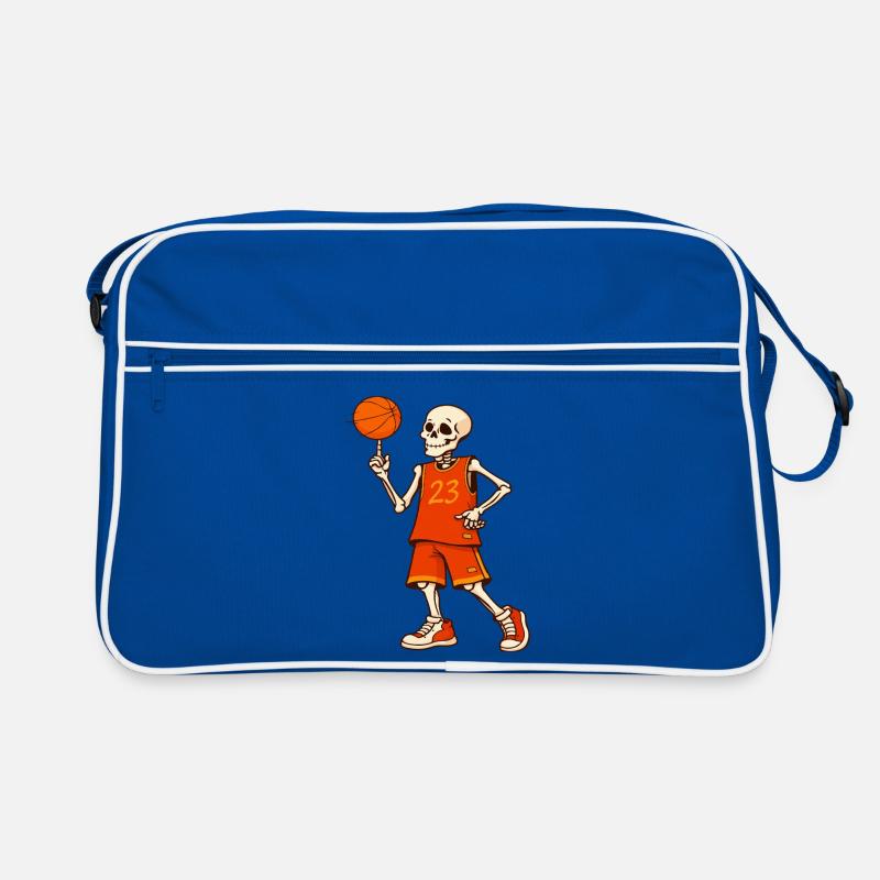Skeleton Hoops 23 Retro Tasche