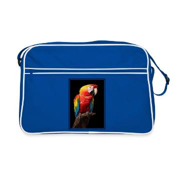 Macaw's Era - Retro Bag - blue/white - Front