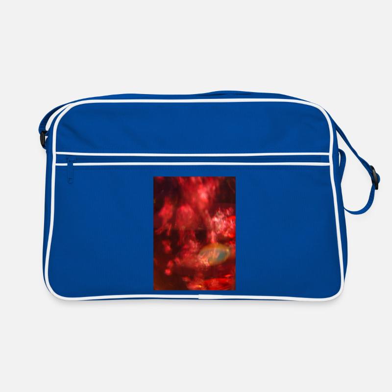 Feu rouge, néon bruyant Sac Retro