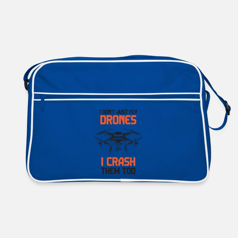 Je ne me contente pas de piloter des drones, je les écrase aussi Sac Retro