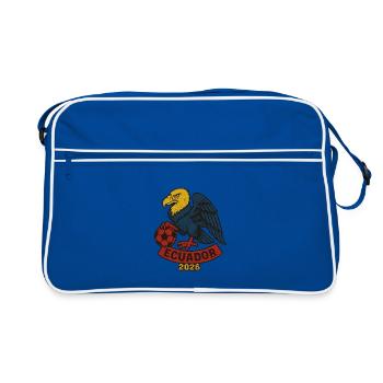 ÉQUATEUR 2026 - Sac Retro - bleu/blanc - Devant