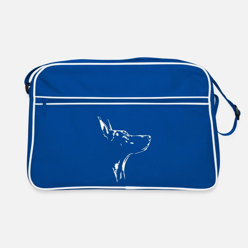 Dobermann Hund Hunde Dobie Wilsigns Retro Tasche