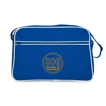SOG Shadow of Greatness Conception motivante - Sac Retro - bleu/blanc - Devant