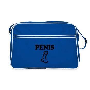 Penis - Retro Bag - blue/white - Front
